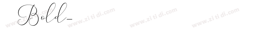 美团体 Bold字体转换